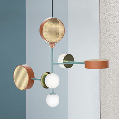 Creative Colourful Chandelier – Modern Luxury Restaurant Ceiling Light