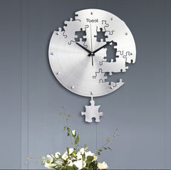 16" Modern Circular Wall Clock – Silent Home Décor