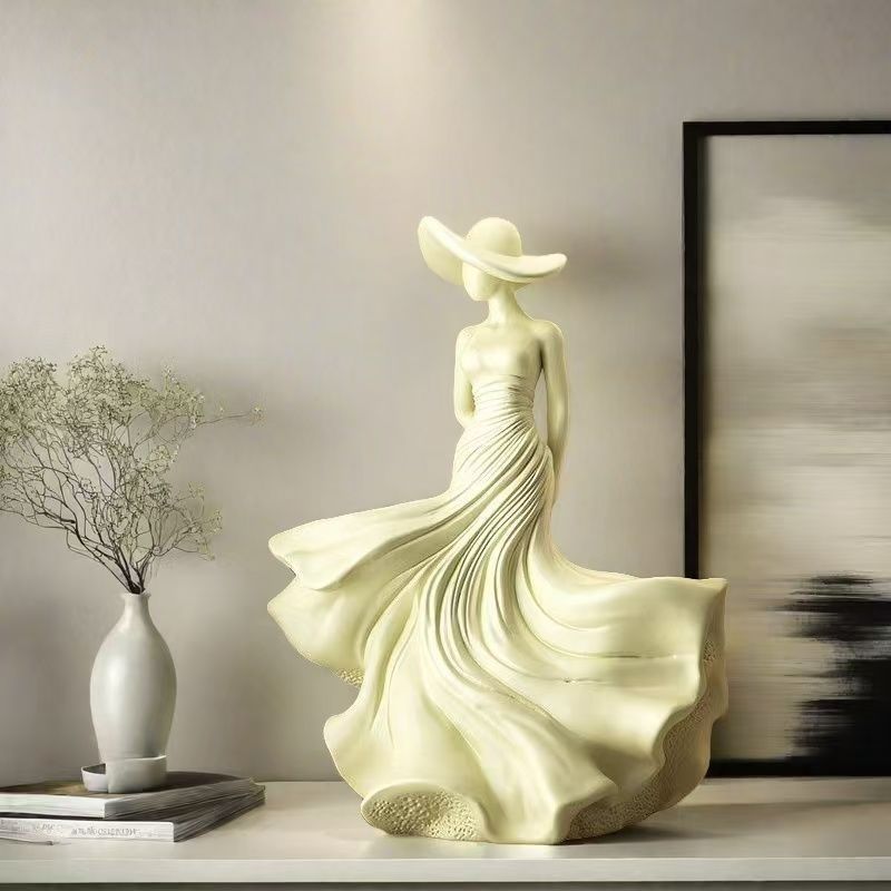 Elegant Goddess Sculpture – Artistic Home Décor Ornament