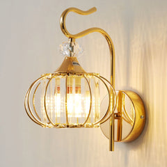 Bedroom Bedside Crystal Wall Lamp Living Room Wall Lamp