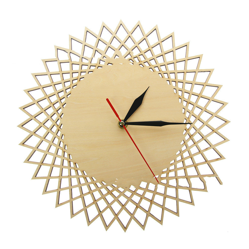 Geometric Abstract Graphic Wall Clock Modern