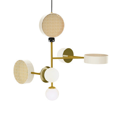 Creative Colourful Chandelier – Modern Luxury Restaurant Ceiling Light