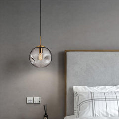 Modern Glass Iron Chandelier – Elegant Restaurant Ceiling Feature