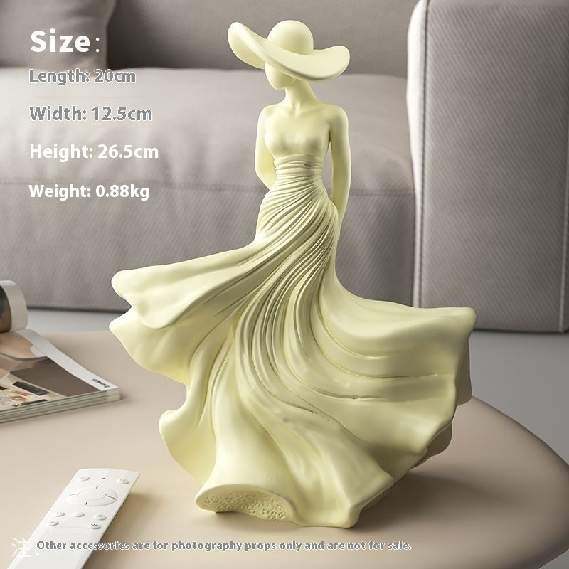 Elegant Goddess Sculpture – Artistic Home Décor Ornament