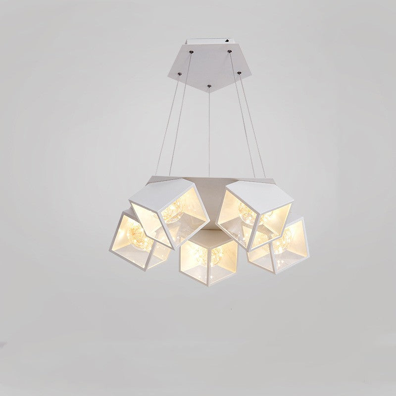 Modern Nordic Star Chandelier – Premium Bedroom & Dining Lighting