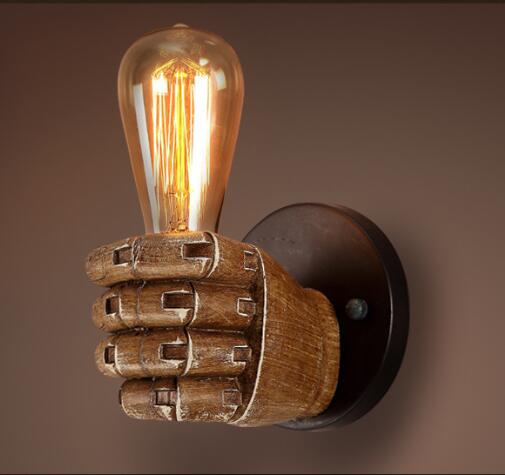 Creative Resin Fist Wall Lamp – Unique Decorative Wall Light