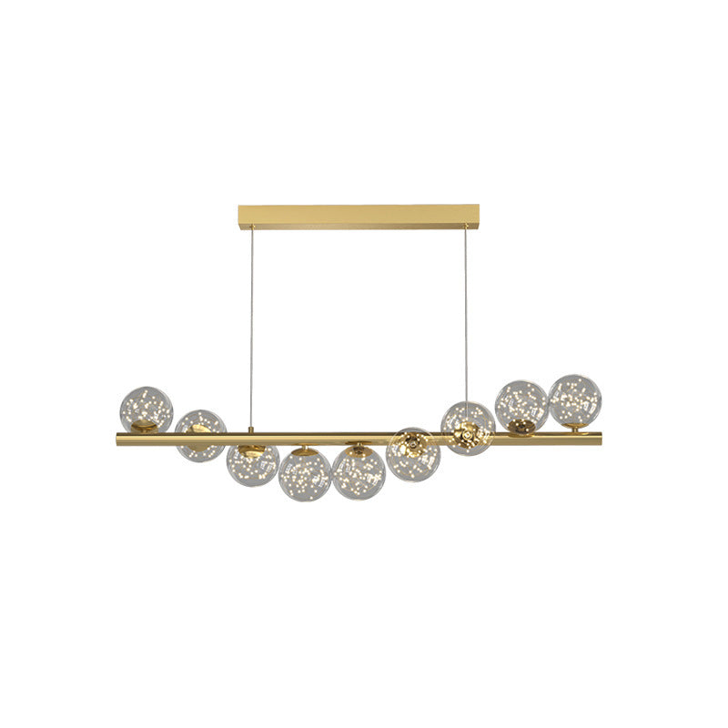 Creative 3D Long Chandelier – Luxury Dining Room Statement Light