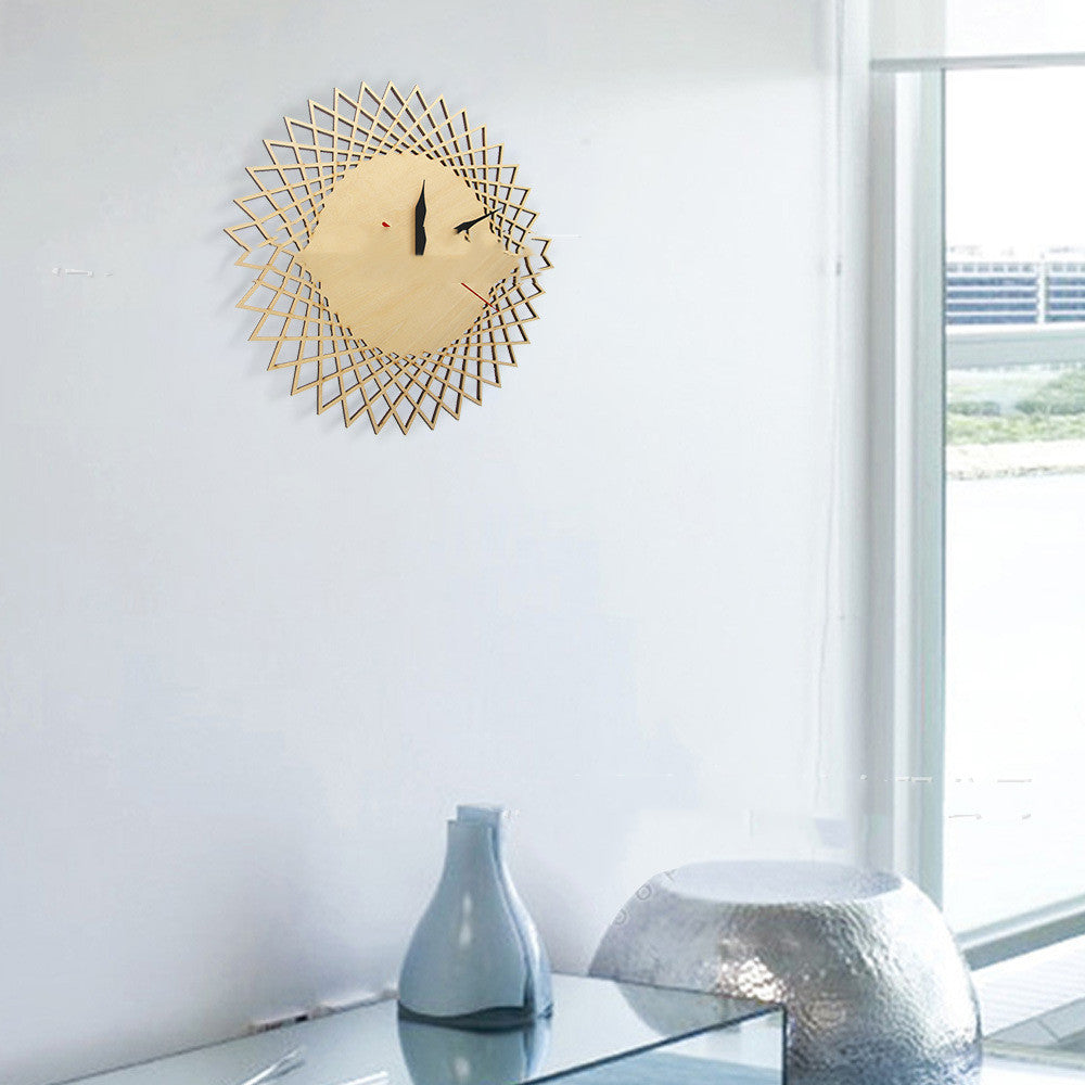 Geometric Abstract Graphic Wall Clock Modern