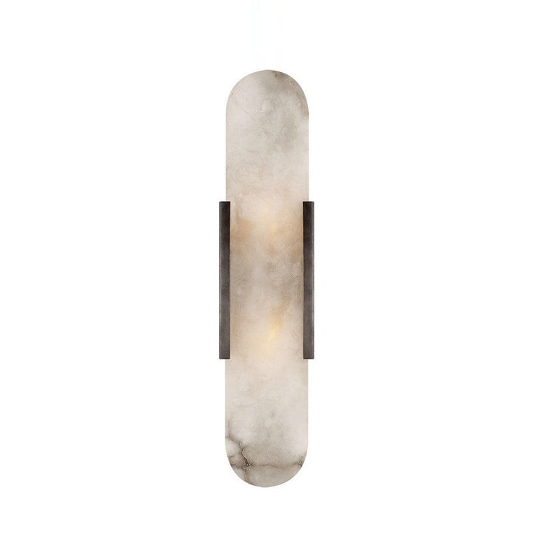 Light-luxury Natural Marble Wall Sconce For The Bedroom In A Modern Style