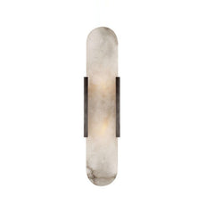 Light-luxury Natural Marble Wall Sconce For The Bedroom In A Modern Style