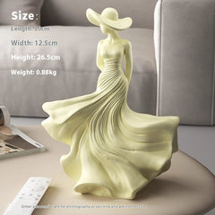 Elegant Goddess Sculpture – Artistic Home Décor Ornament