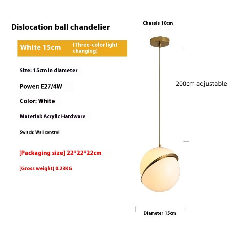 Creative Glass Ball Chandelier – Luxury Multi-Level Statement Light