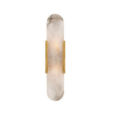 Light-luxury Natural Marble Wall Sconce For The Bedroom In A Modern Style