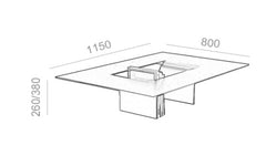 Home Metal Coffee Coffee Side Table