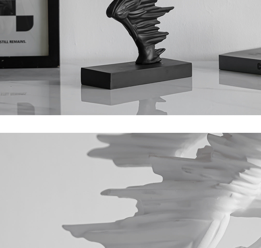Modern Resin Sculpture Ornament – Entryway Shelf Home Décor