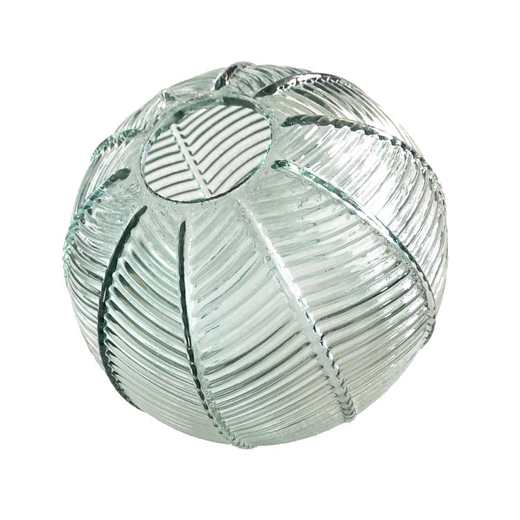 Botanical Glass Chandelier – Elegant Green Leaf Dining Room Lighting