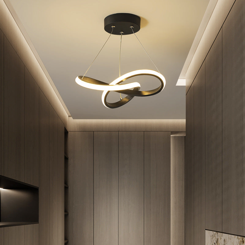 Luxury Minimalist Hallway Chandelier – Modern Corridor Lighting