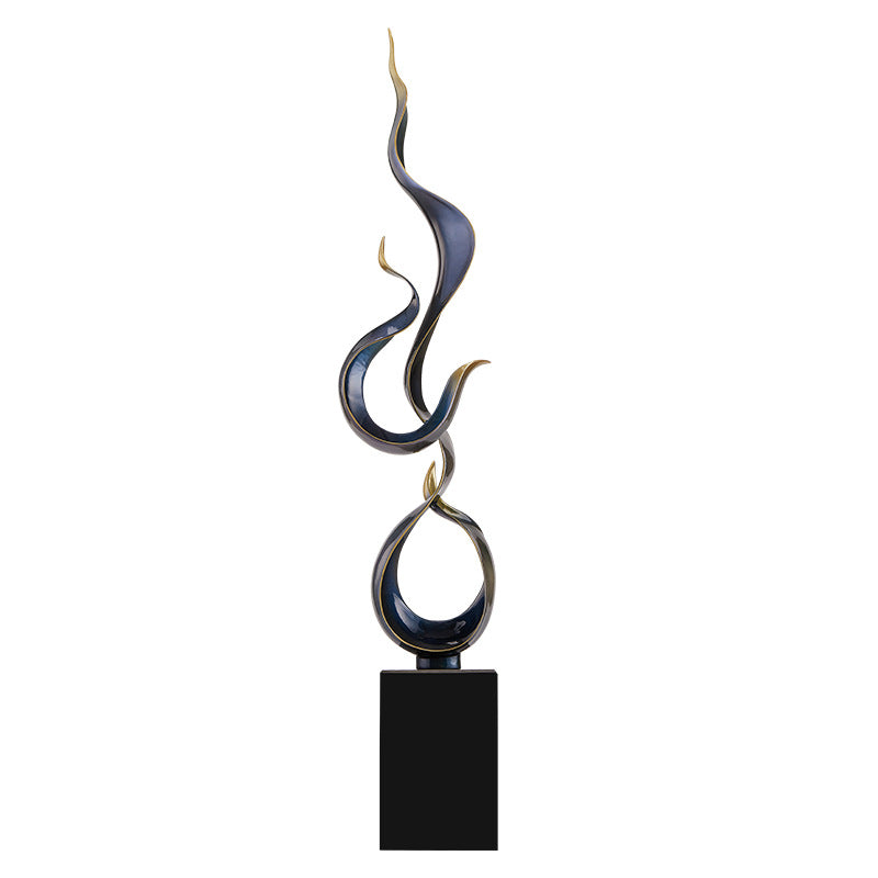 Abstract Wind & Water Sculpture – Modern Artistic Home Décor