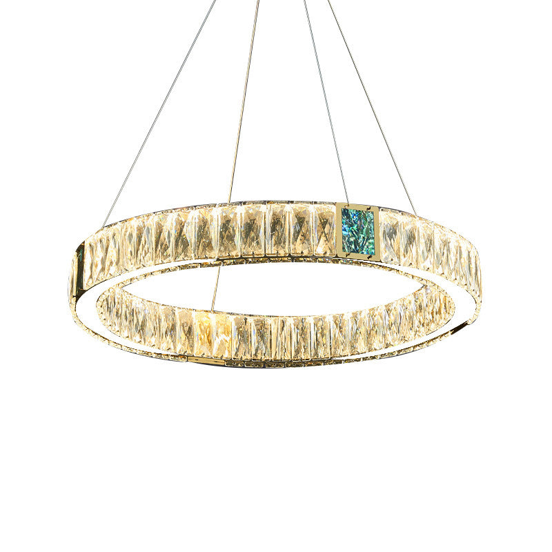 Light Luxury Crystal Chandelier for Living Room, Dining, Bedroom & Study