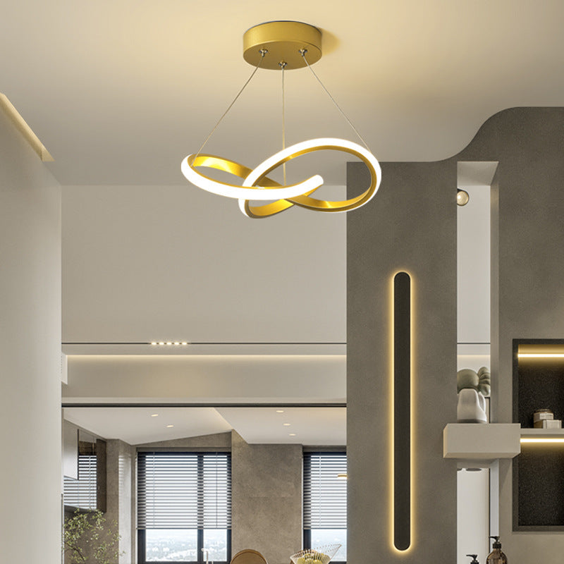 Luxury Minimalist Hallway Chandelier – Modern Corridor Lighting